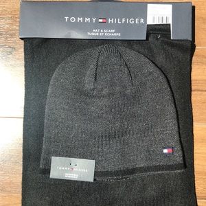 Tommy Hilfiger Scarf and Hat Set